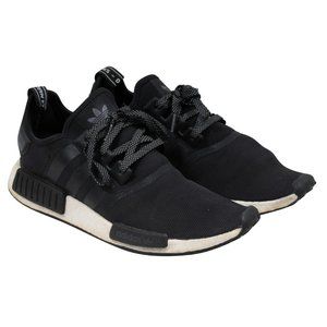 Adidas Mens NMD R1 Size US11.5  Black White Mesh Foam Boost Sole Prime Knit